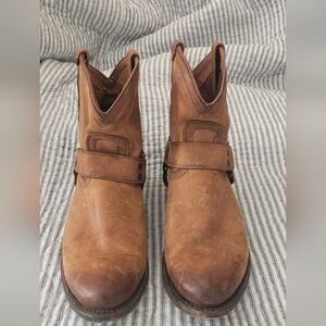 FRYE Brown Leather Womans Boots